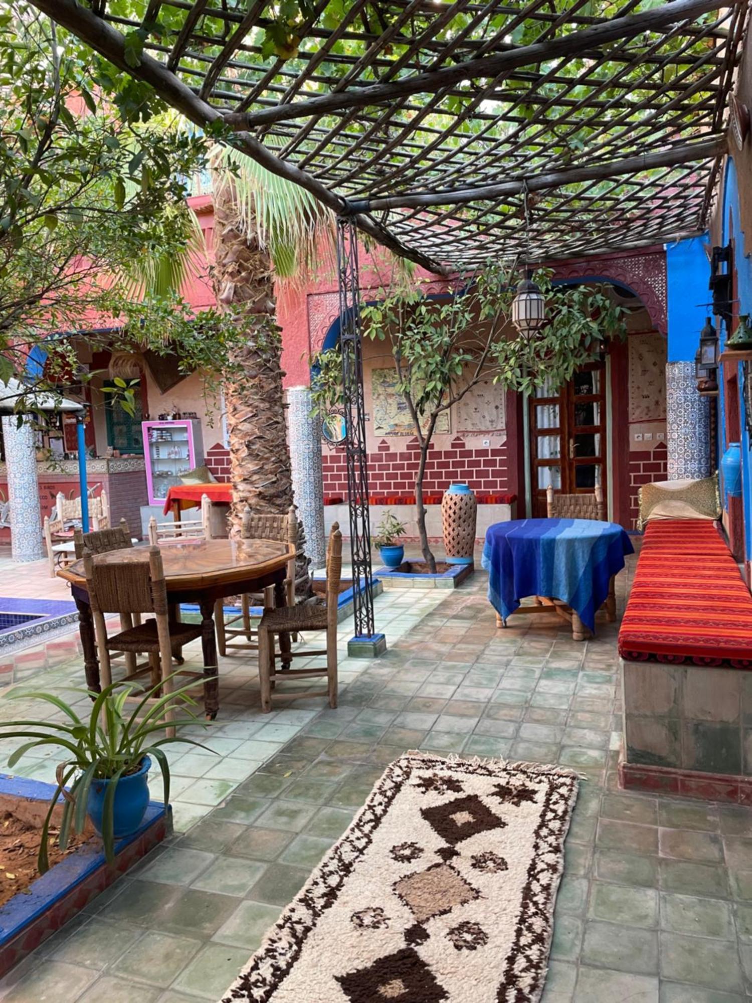 Riad Dades Birds Boumalne Dades Luaran gambar