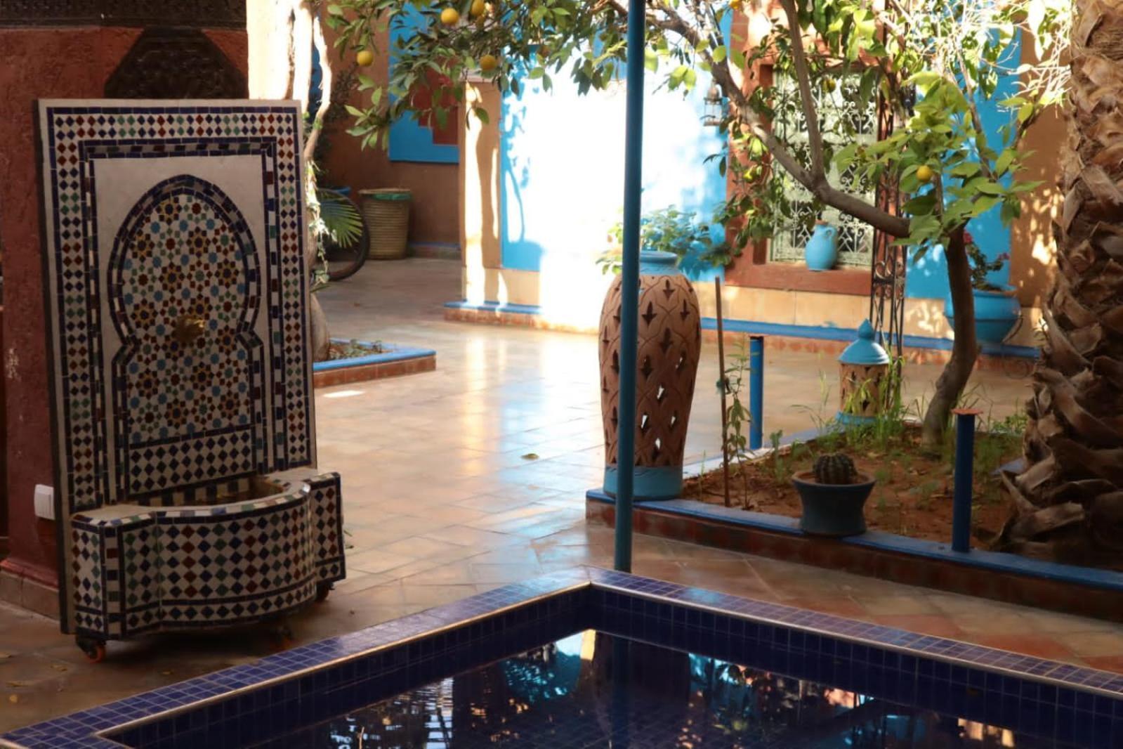 Riad Dades Birds Boumalne Dades Luaran gambar